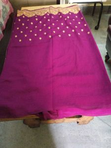Elegant Purple Saree