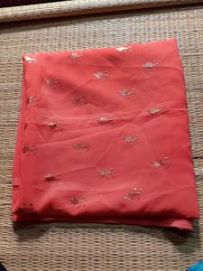 Peach Dress Material