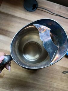 Vintage LB Silver Silverplate Water Pitcher- Grape