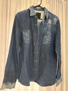 Smart Trendy Denim Stone Washed Shirt