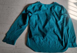 Teal.blue ....Cowl neck with self inner