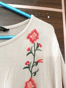 Floral Embroidered Top