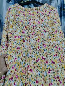 Floral Print Wide Leg Pants