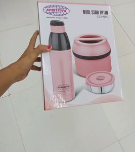 Asian Meal Star Tiffin And Bottle Combo