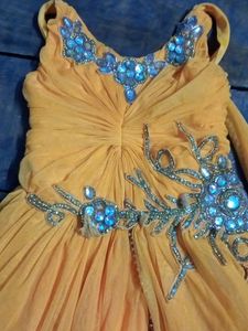 Totally New Kids Girl Wedding Dress With Ineer ❤️