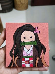 Nezuko Kamado Painting - Demon Slayer Anime Art