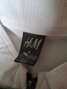 HM White Zip-Up Jacket
