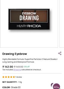 Hilary Rhoda Eyebrow Palette