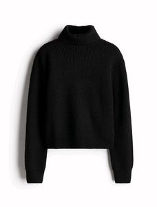 Comfy Black Turtleneck Sweater/Jumper