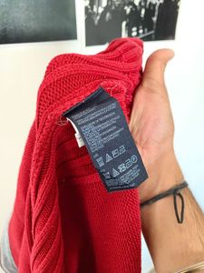 Red Tommy Hilfiger Sweater