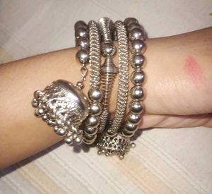 Silver Hand Bracelet