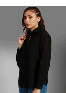 Black Button-down Shirt