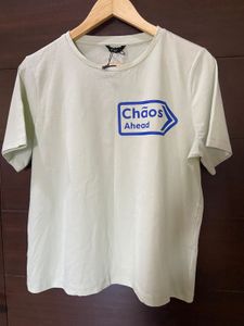 ONLY Women’s Light Green Tshirt  (xl)
