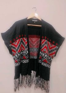 BLACK SHRUG