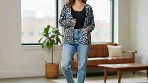 Leopard Print Cardigan