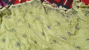 Printed Dupatta Cotton Light Green