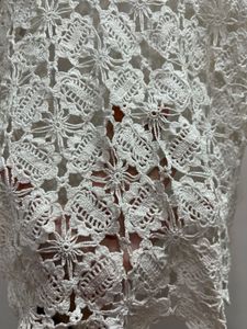 white Lace crochet Cardigan