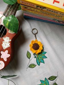 Sunflower Keychain