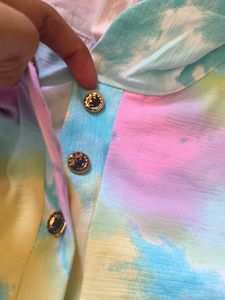 Tie-Dye Crop Top &amp; Pants Set