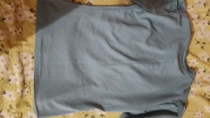 Light Blue Puff Sleeve Top