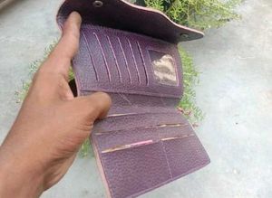 Vintage Purple Wallet