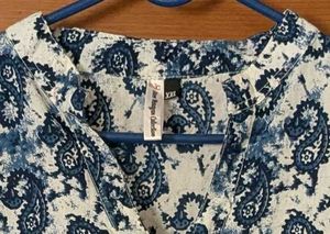 Paisley Print Top