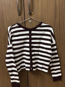 Striped Knit Sweater
