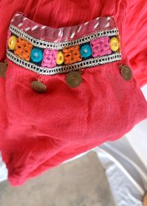 Indie Style Dress With Front Pockets