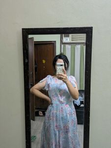 Prette Blue Floral Dress