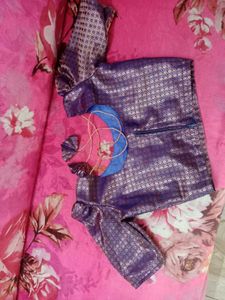 Blue Saree Blouse