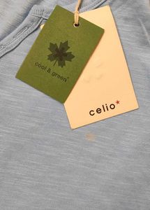 Cello Light Blue Long Sleeve Henley