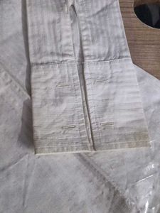 Never Used classic White Striped Shirt