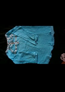 Blue Cotton Top