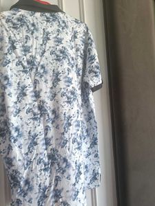 Floral Print Polo Shirt
