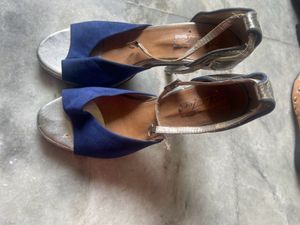 Blue &amp; Silver Heels