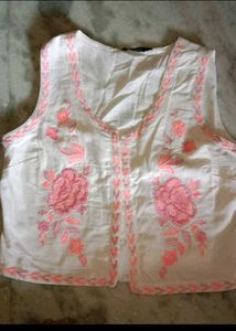 Flared Jeans With Waist Coat