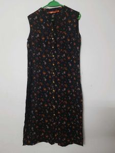 Fusion Printed Summer Kurti Top Office College