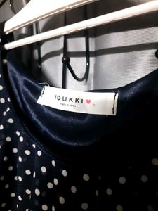 Elegant Polka Dot Top