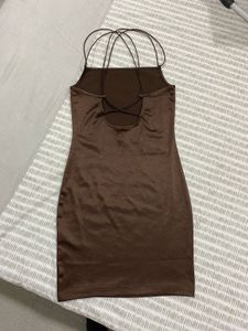 Gorgeous Brown H&amp;M Party Dress