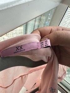 Peach See Through Shirt -bust 30