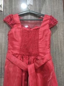 Red Party Wear Gown