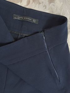 Wide Leg Cropped Trousers