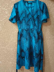 Snakeskin Print Dress