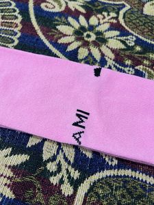 Pink Long Socks with Stripes