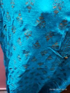 Xxl Branded Elegant Blue Kurta