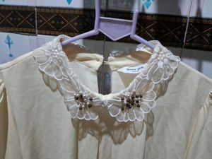Cute Cream Blouse