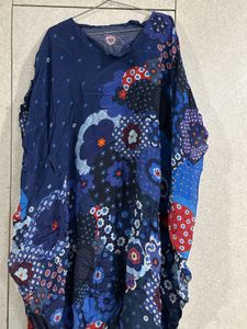 Blue Floral Kaftan