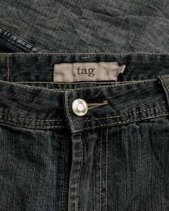 TAG WIDE LEG JEANS