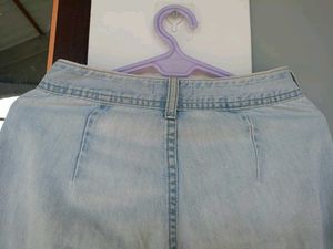 Wide Leg Denim Jeans