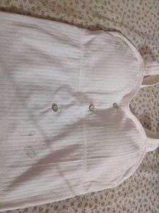 White Cotton Bra